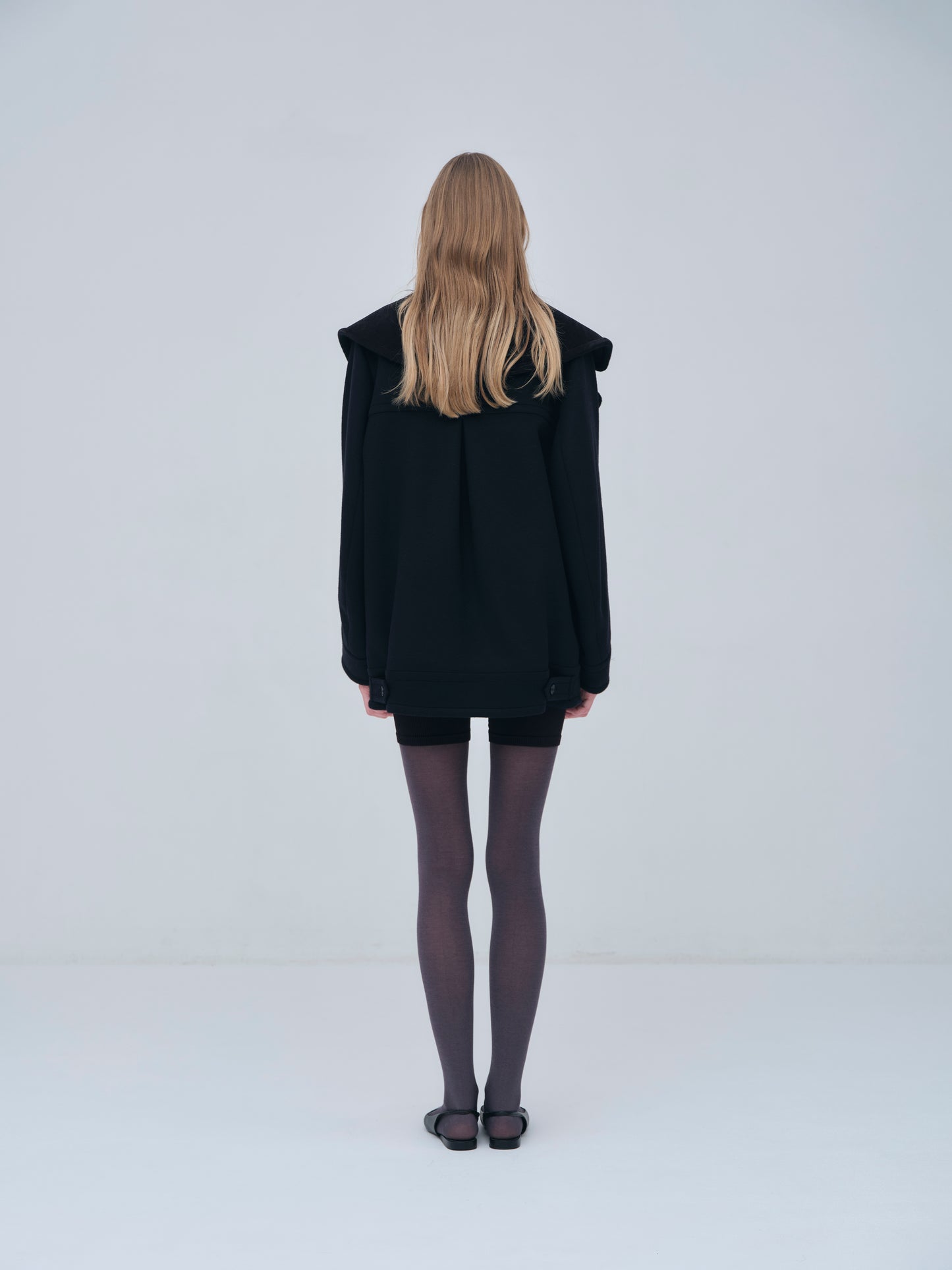 Signature Wide Lapel Mid Coat