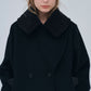 Signature Wide Lapel Mid Coat