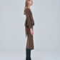 Panel Rib Wool Knit Skirt
