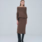 Panel Rib Wool Knit Tops