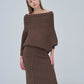 Panel Rib Wool Knit Tops