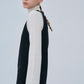 Leather Trimmed Wool Jumper Dress