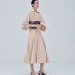 Asymmetric Side Buckle Dress