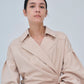 Asymmetric Side Buckle Dress