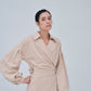 Asymmetric Side Buckle Dress