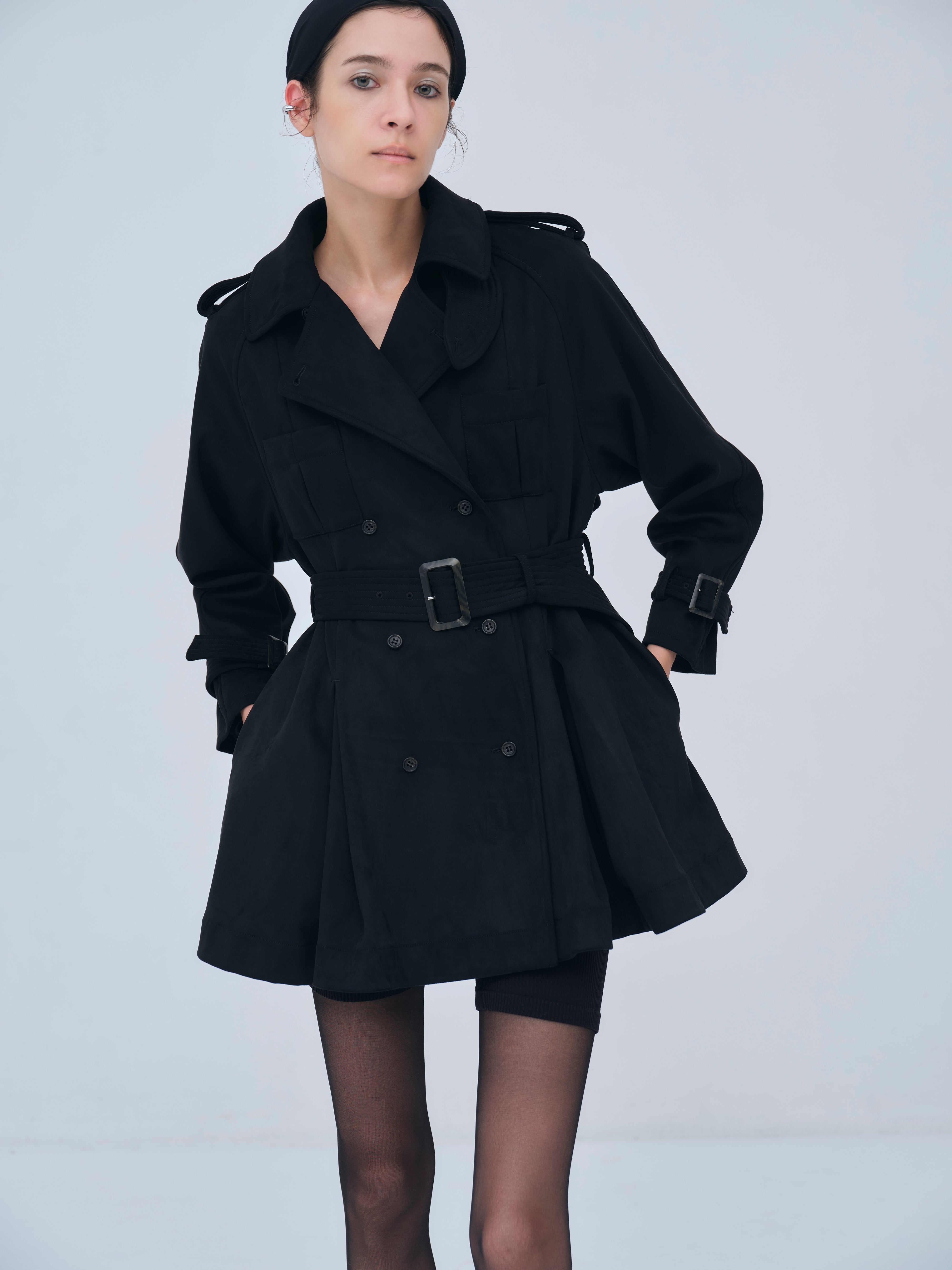laubeblanc ローブブランDoublebreastedWool coat Double-breasted Wool coat – L'AUBE BLANC