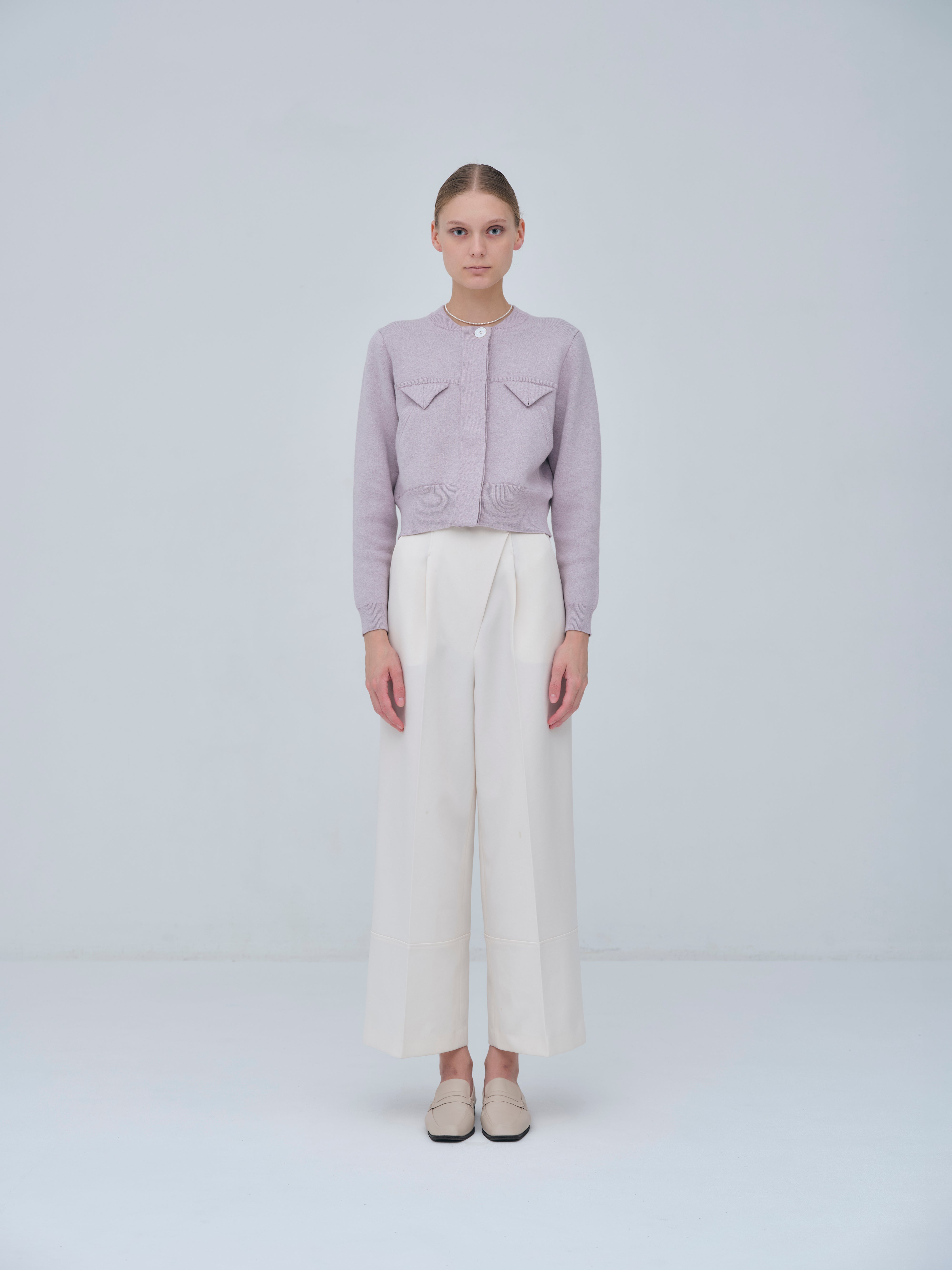 Compact Knit Cashmere Blouson