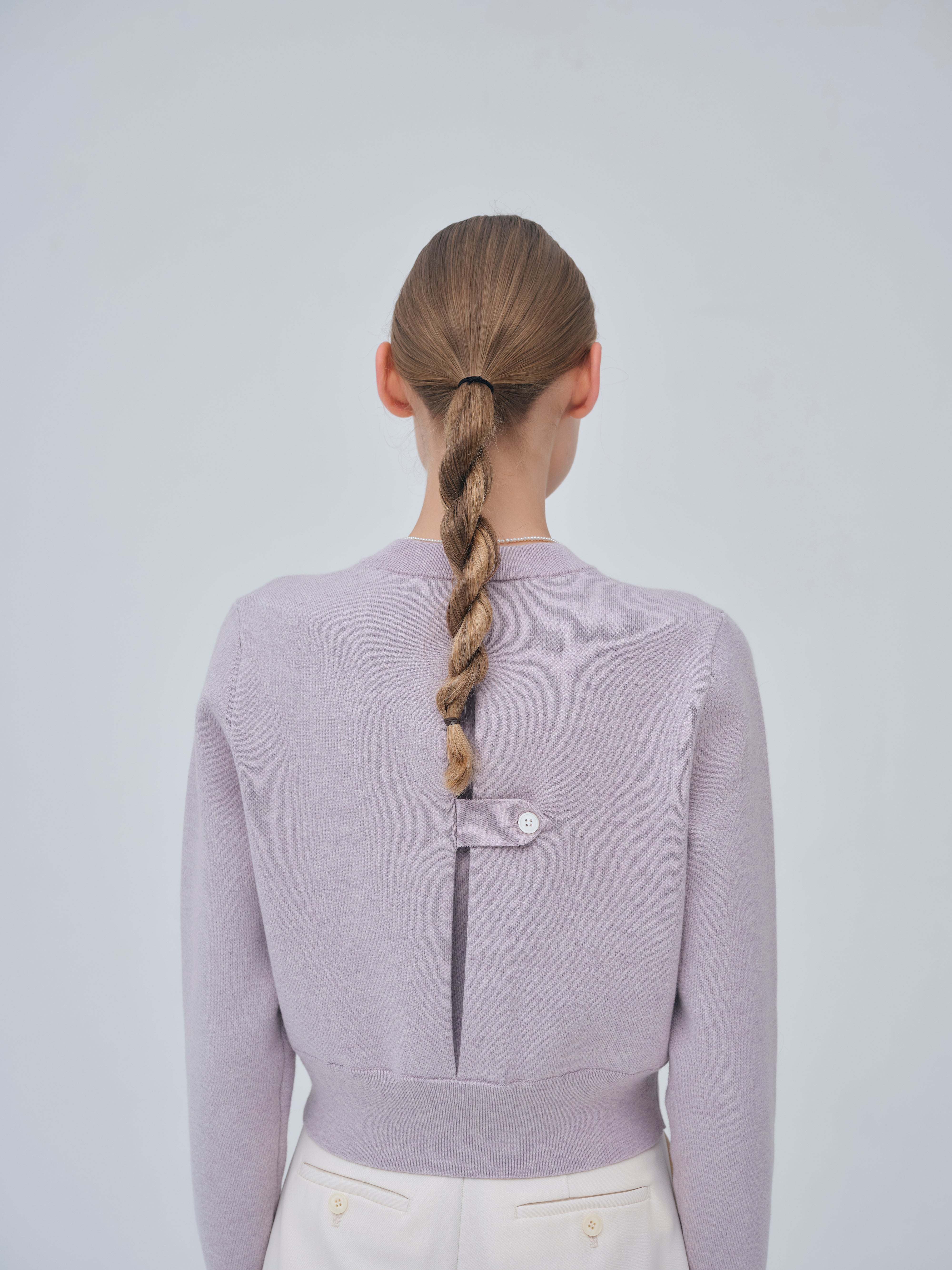 Compact Knit Cashmere Blouson