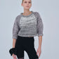 Compact Melange Knit Tops