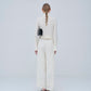 Structured Tuck Wide Pants