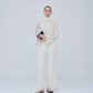 Structured Tuck Wide Pants