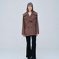Signature Wide Lapel Mid Coat