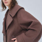 Signature Wide Lapel Mid Coat