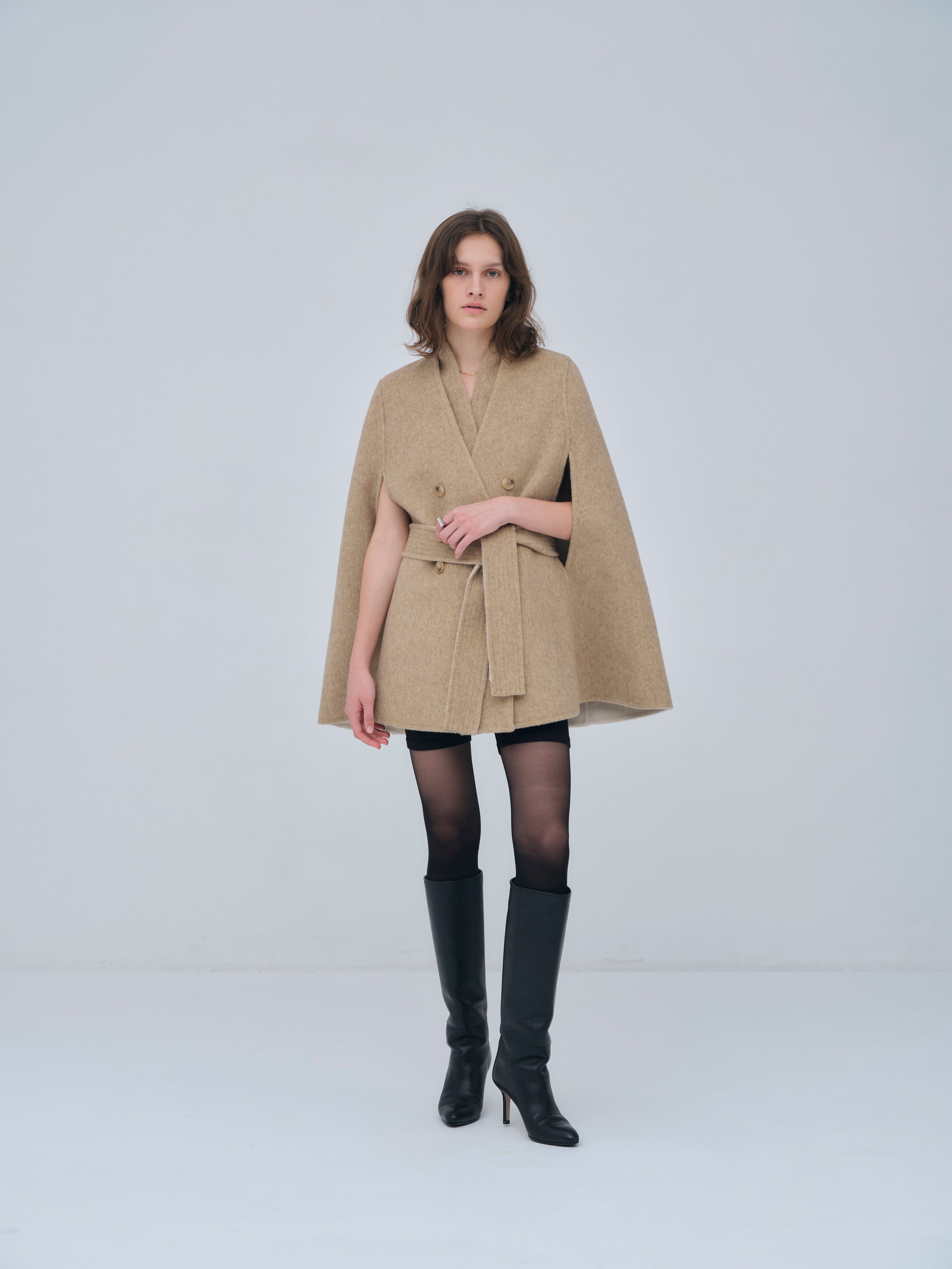 Dual Face Cape Coat