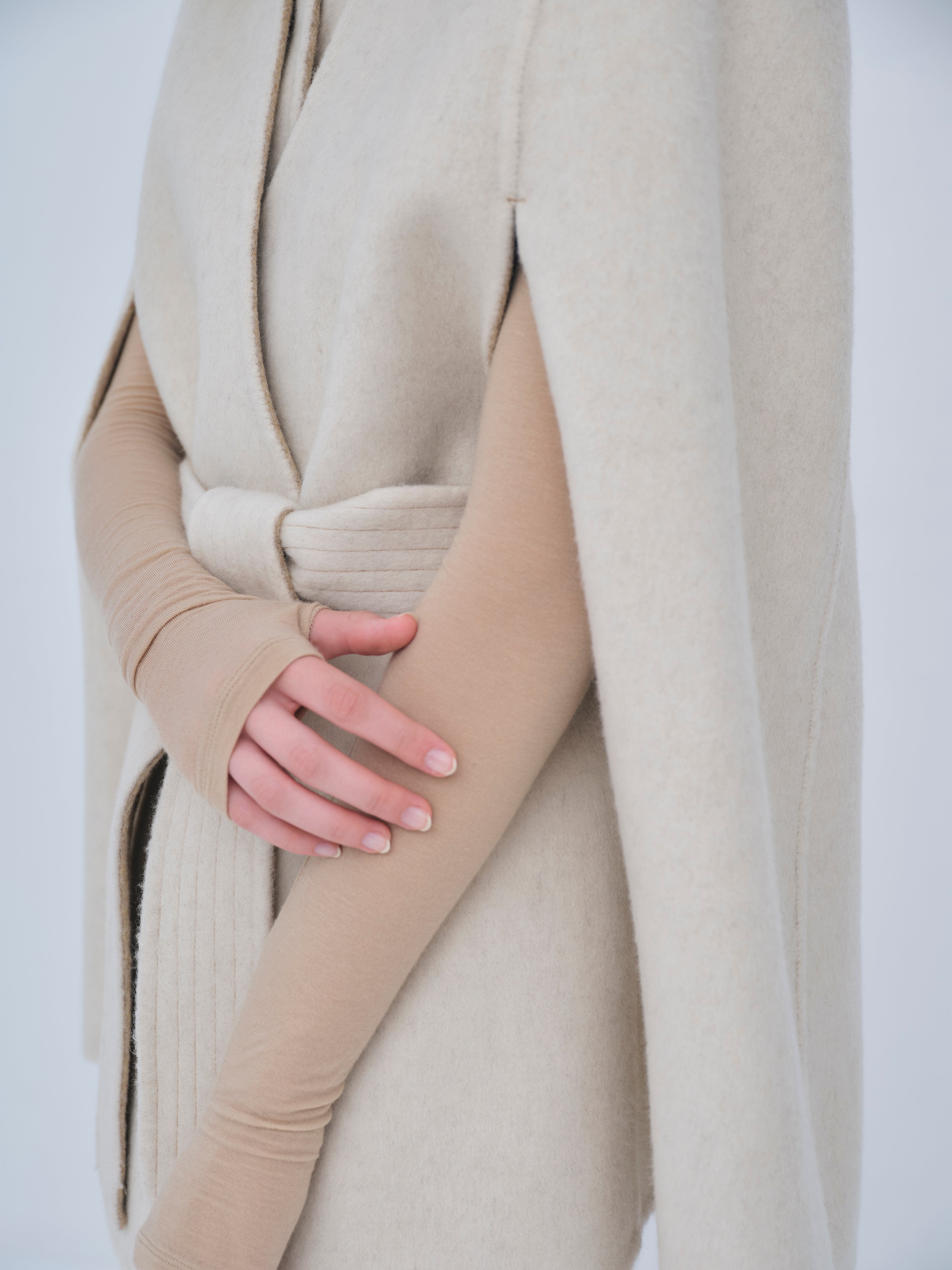 Dual Face Cape Coat
