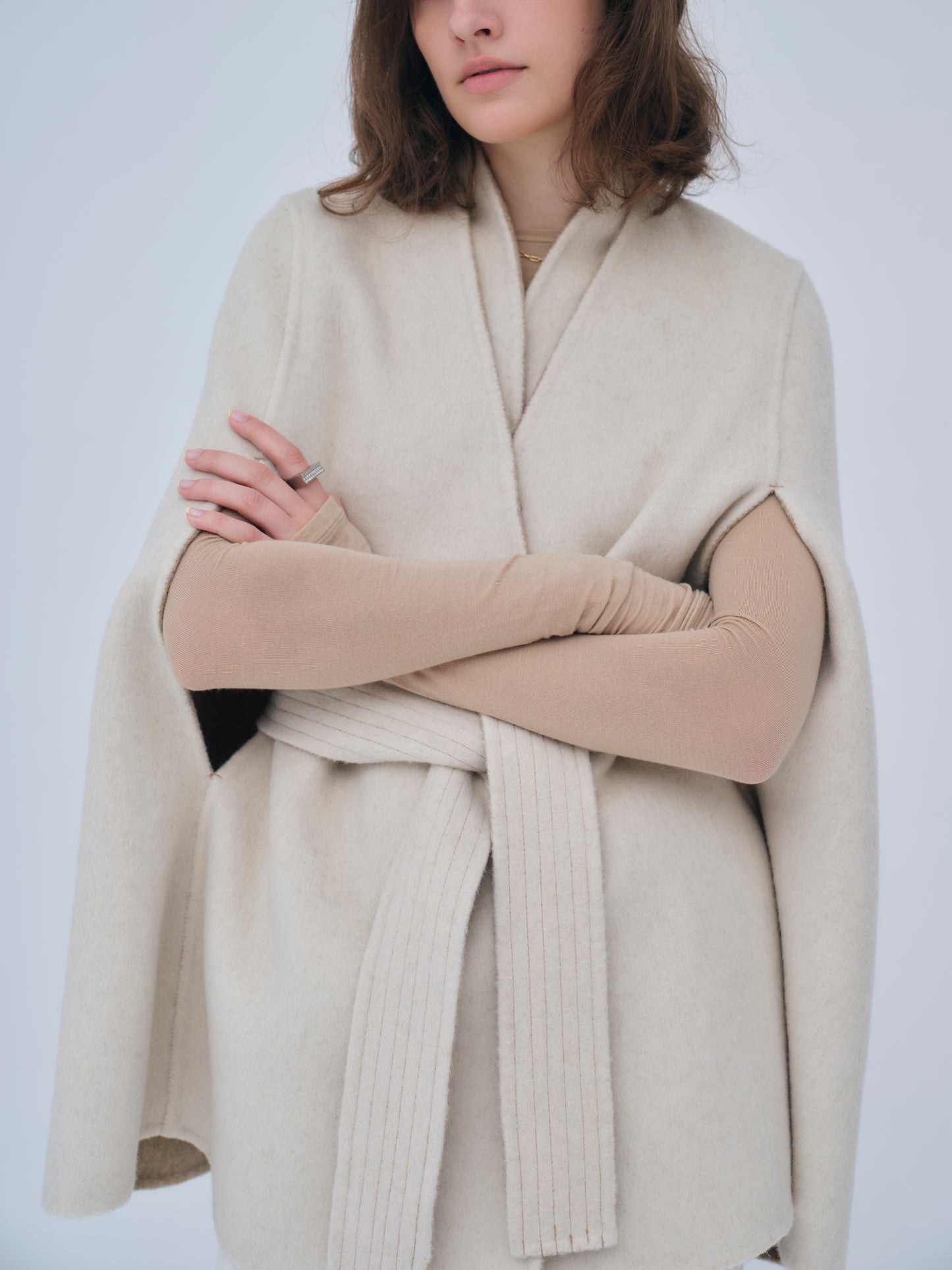 Dual Face Cape Coat