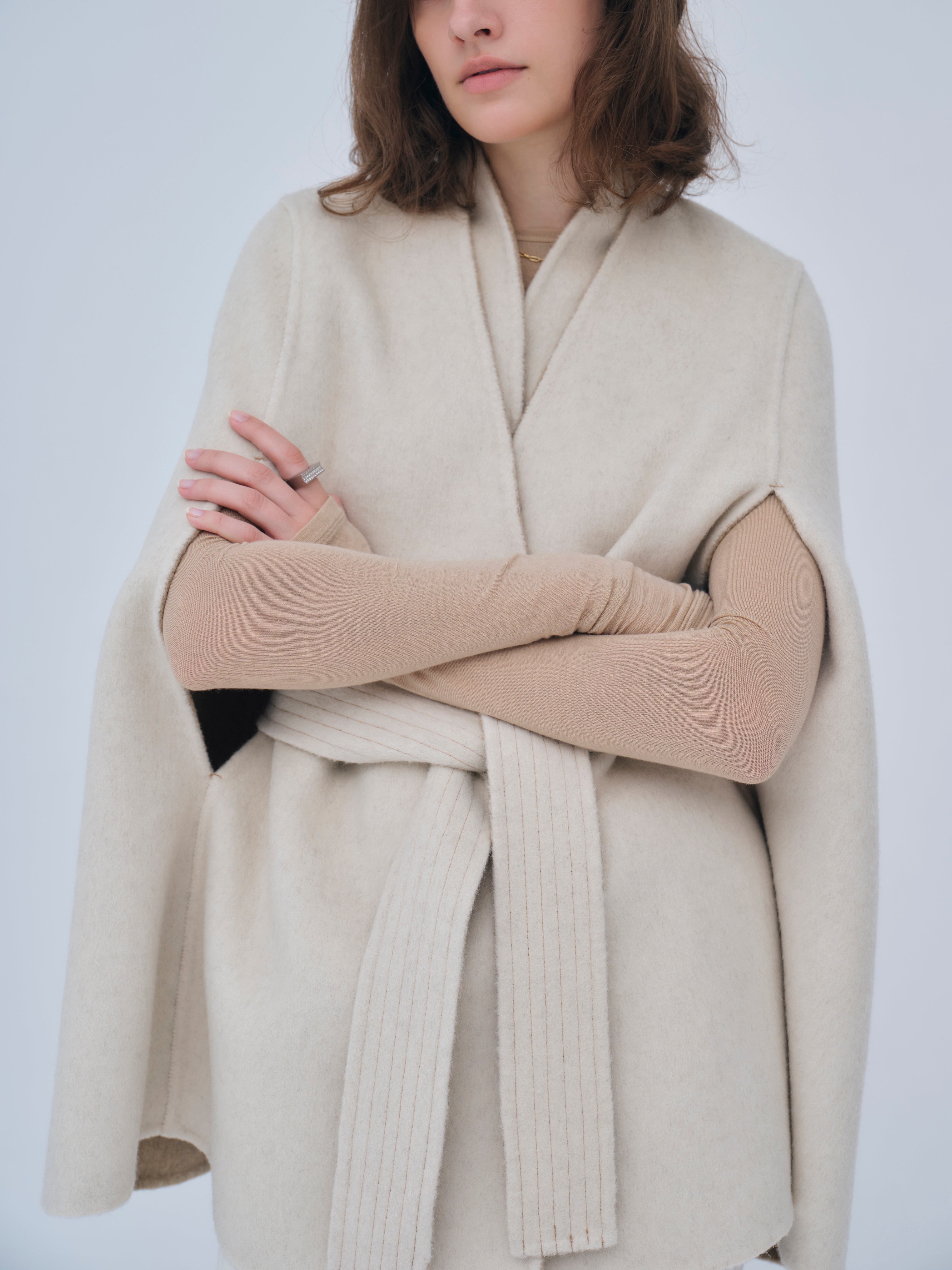 Dual Face Cape Coat