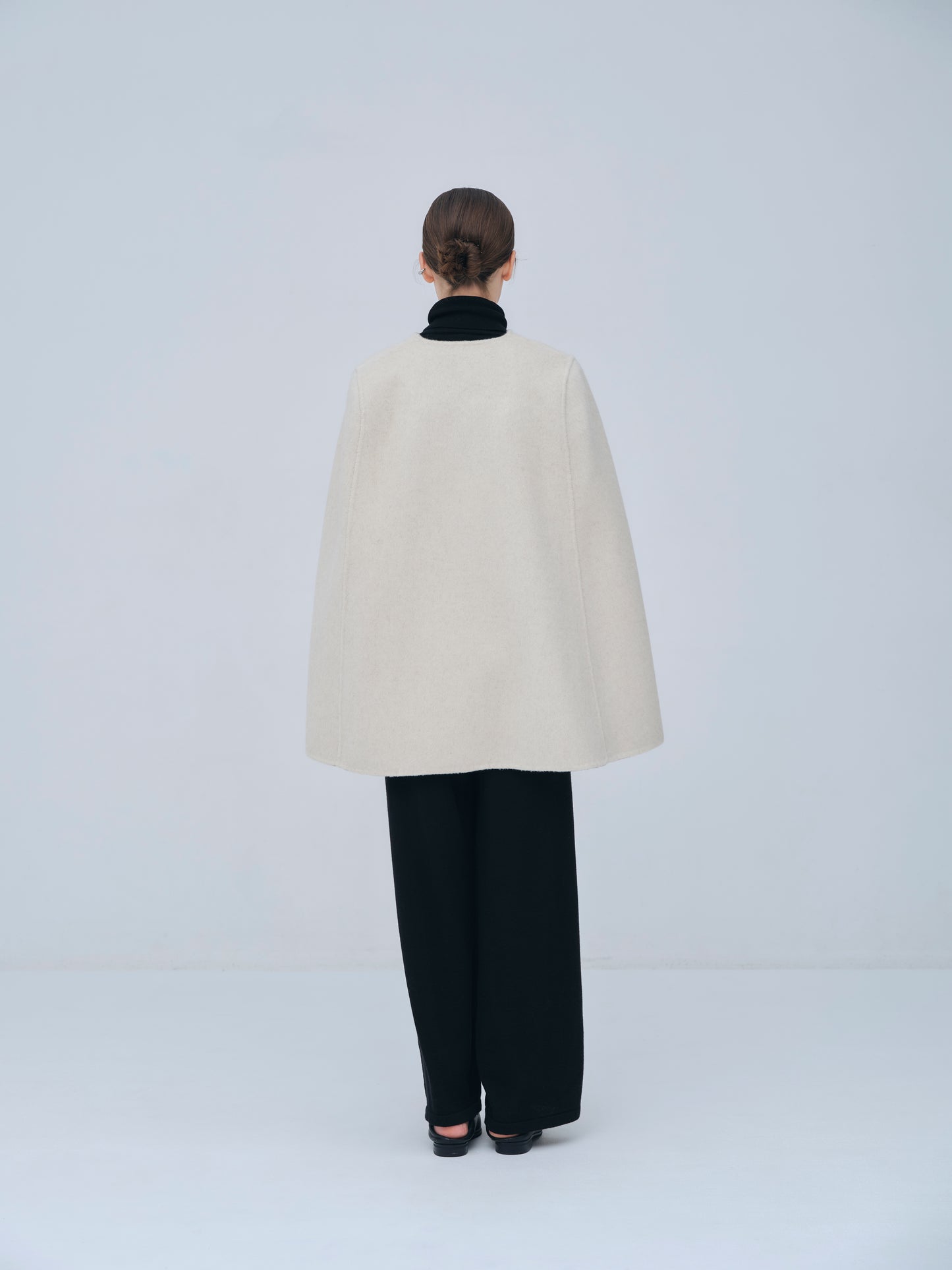 Structured Tuck Wide Pants