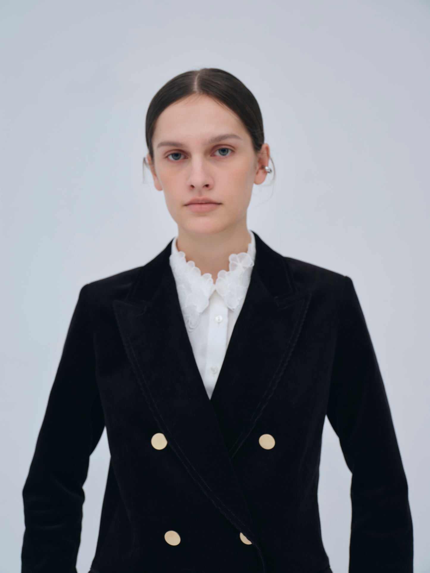 Double-breasted Corduroy Jacket