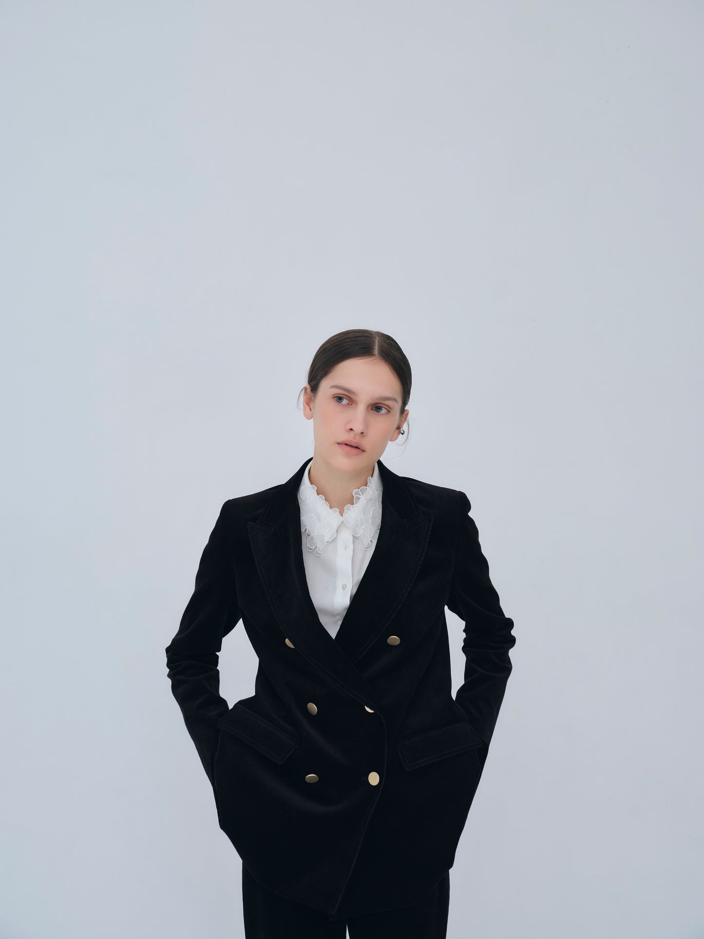 Double-breasted Corduroy Jacket