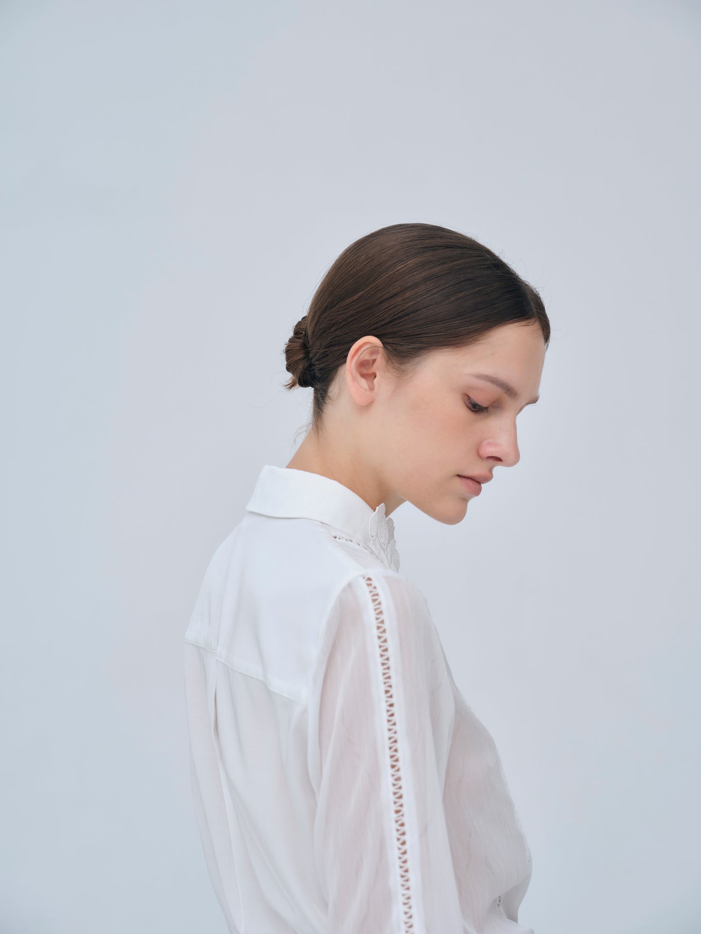 Orchid Embroidered Collar Shirt