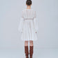 Yoke Lace Volume Dress