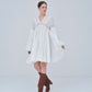 Yoke Lace Volume Dress