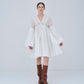 Yoke Lace Volume Dress