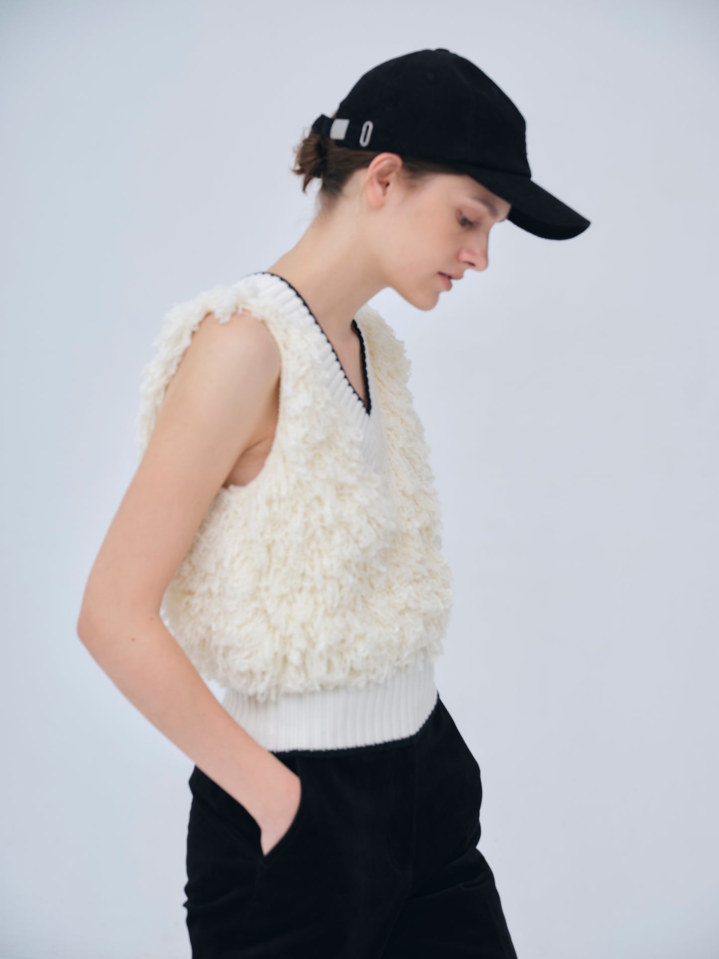 Fringe Knit Vest