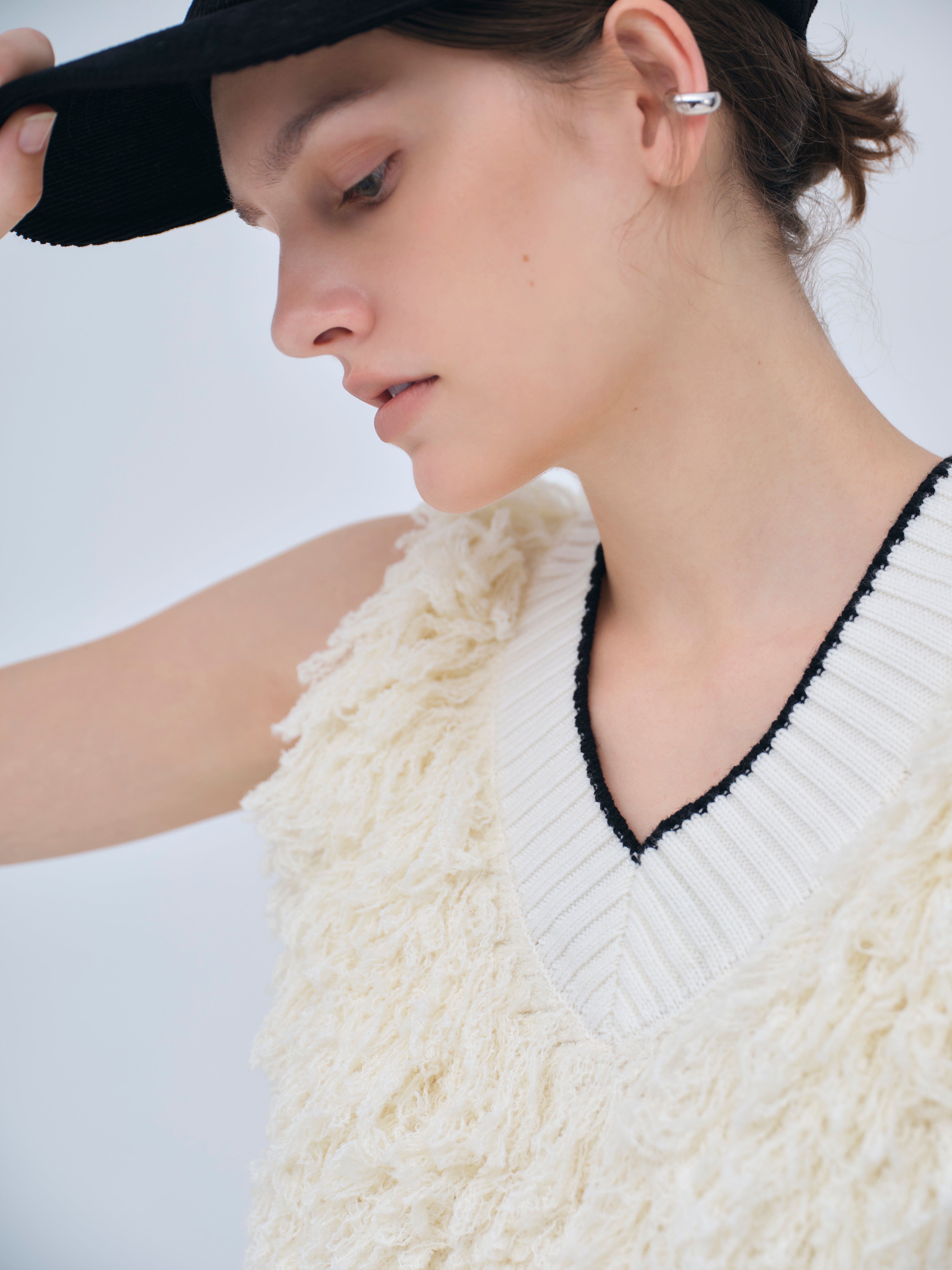 Fringe Knit Vest