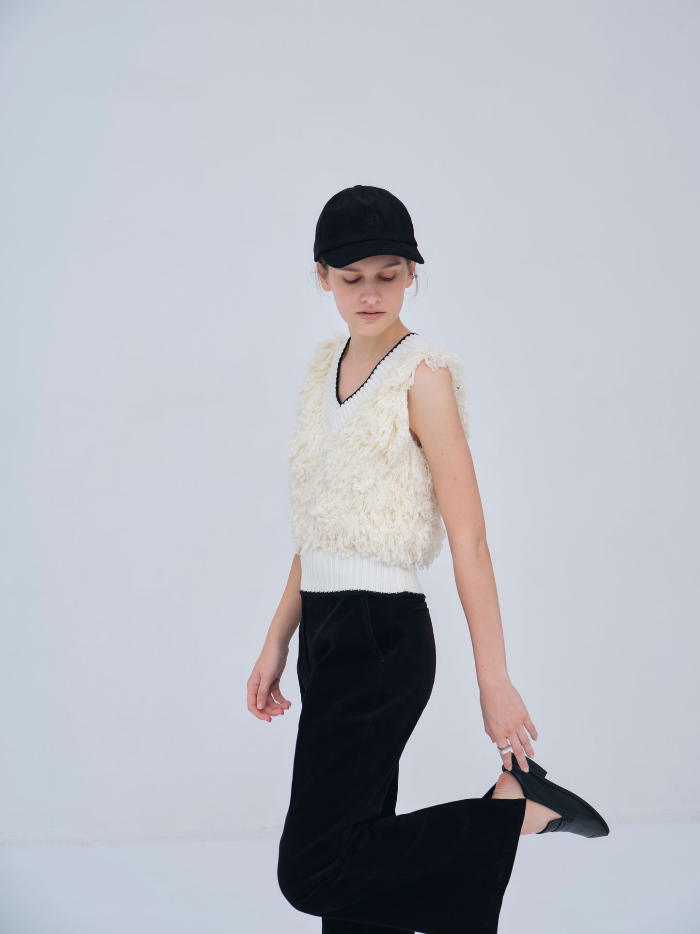 Fringe Knit Vest