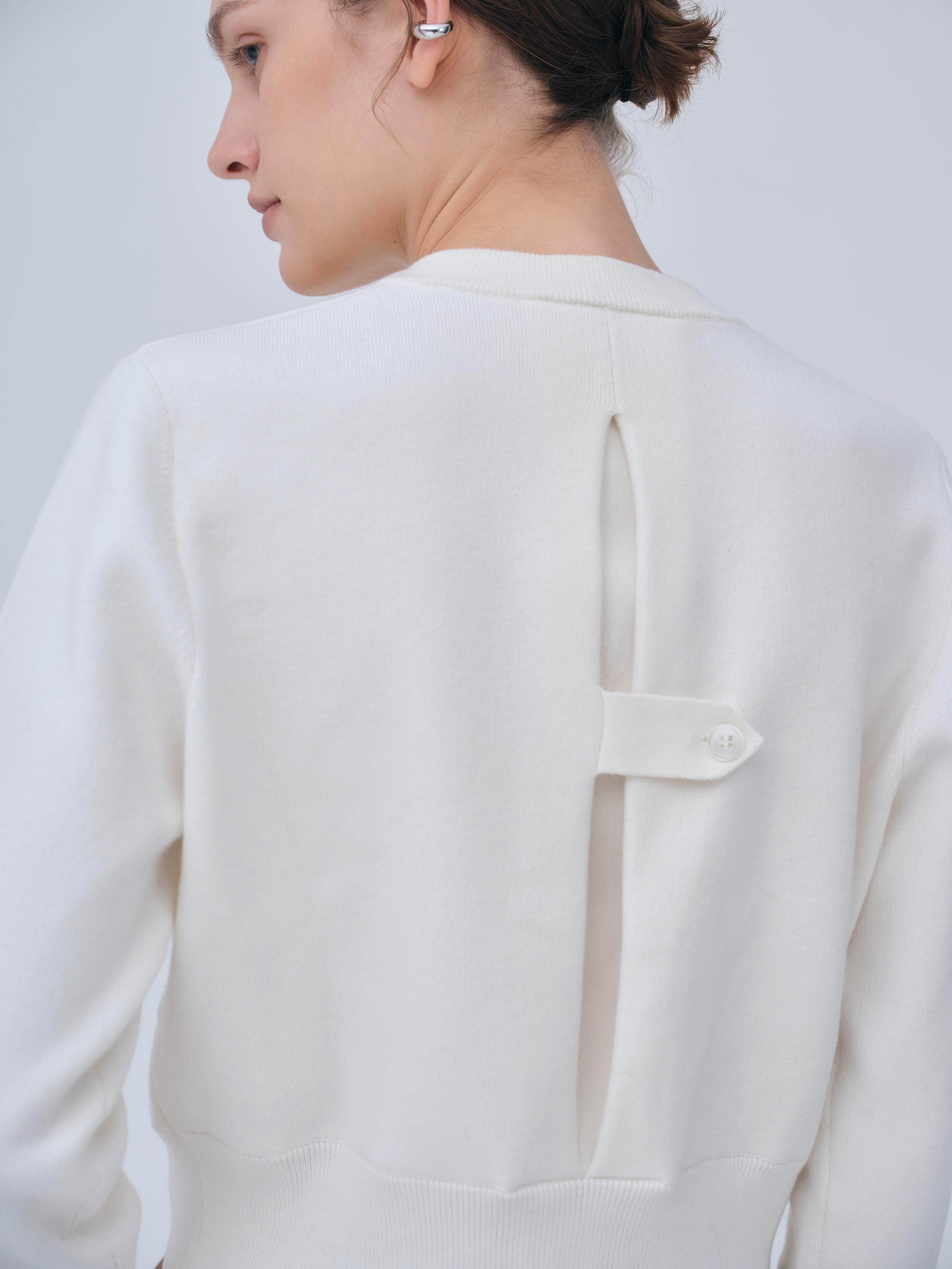 Compact Knit Cashmere Blouson