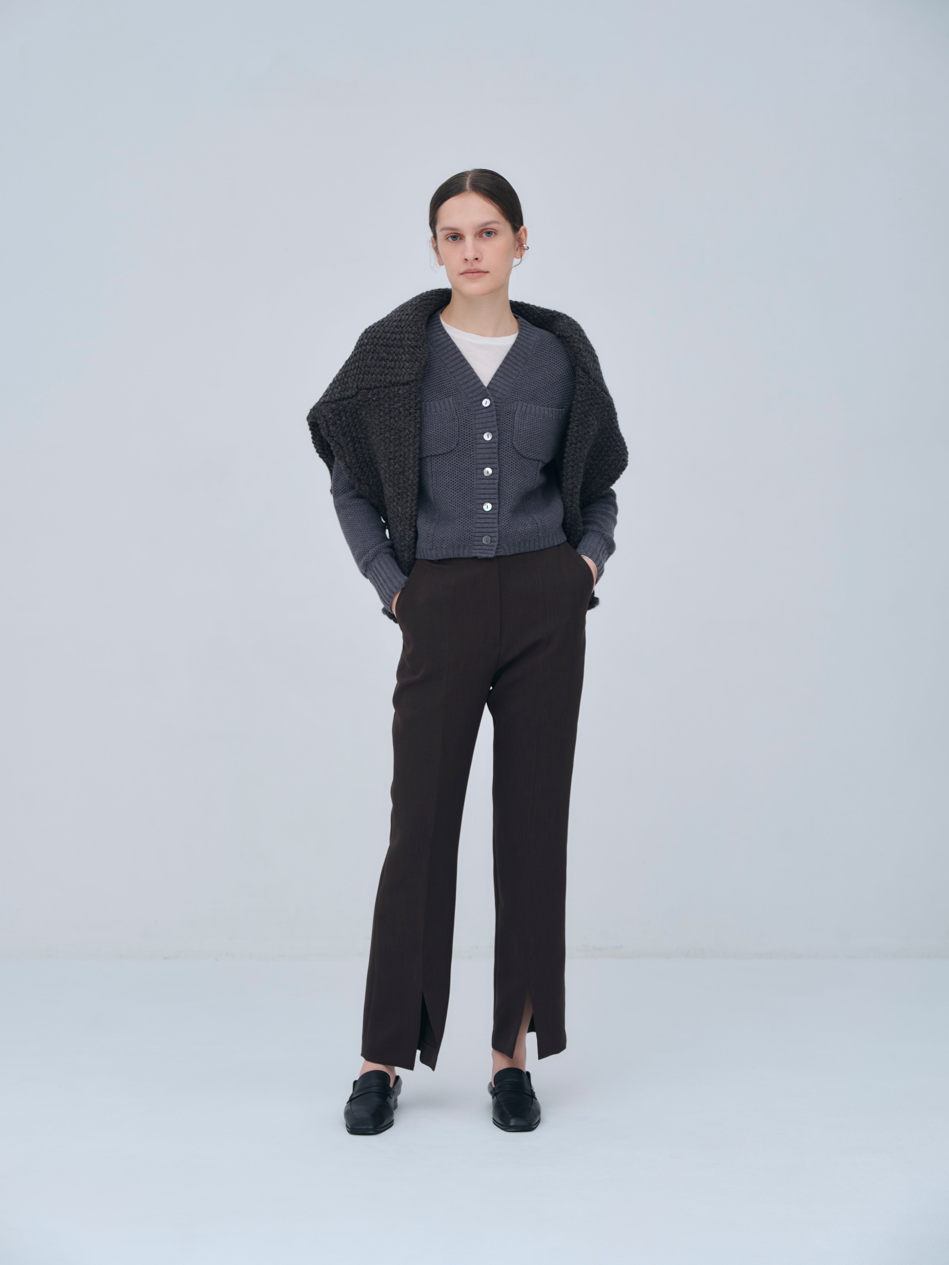 新品laubeblanc french sleeve tweed blouson French Sleeve Tweed Blouson – L'AUBE BLANC