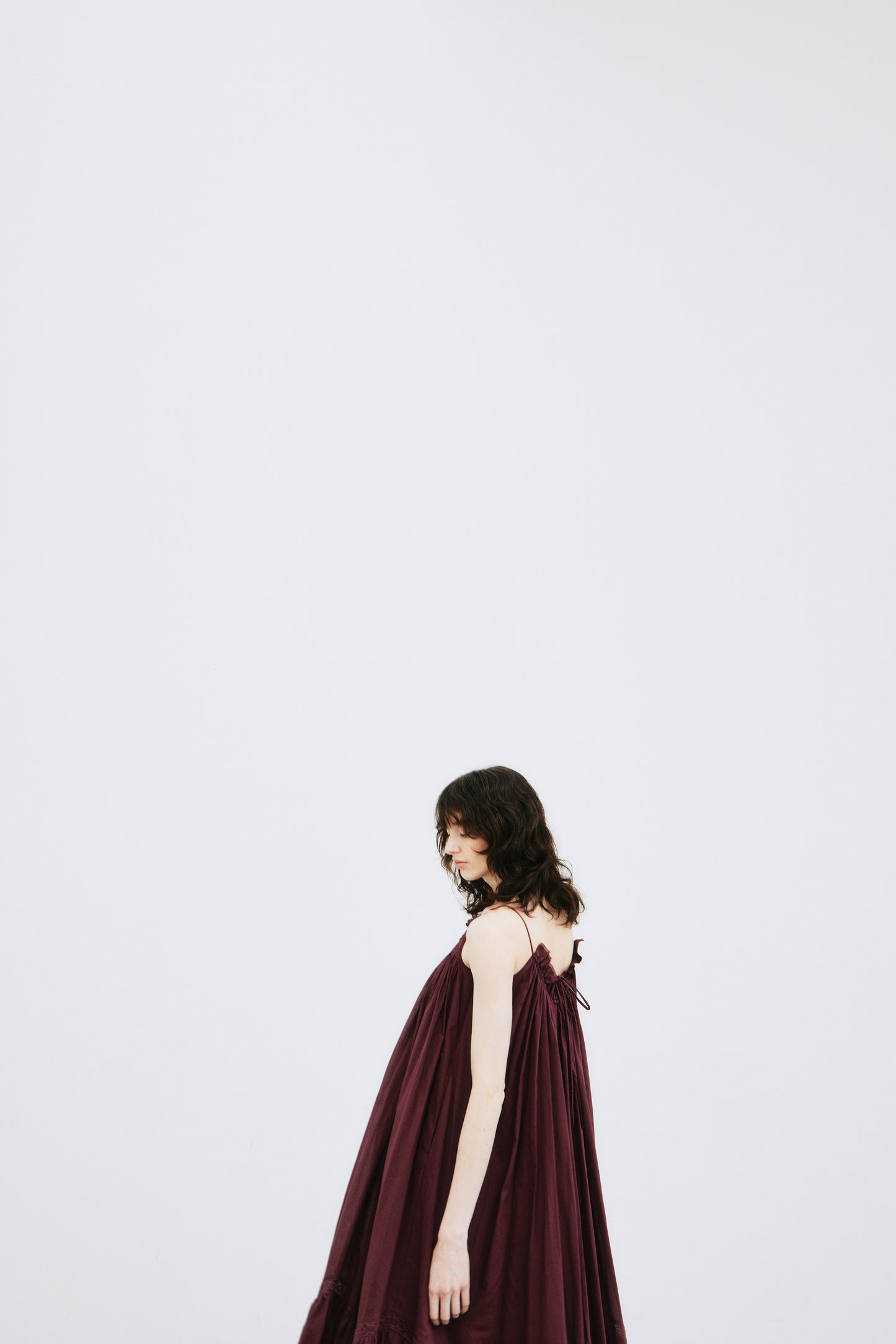 Smocking Lace Volume Dress