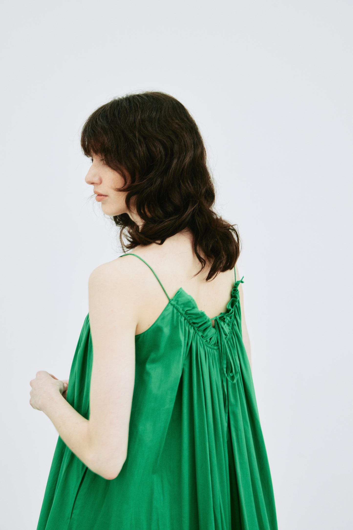 Smocking Lace Volume Dress