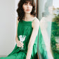 Smocking Lace Volume Dress