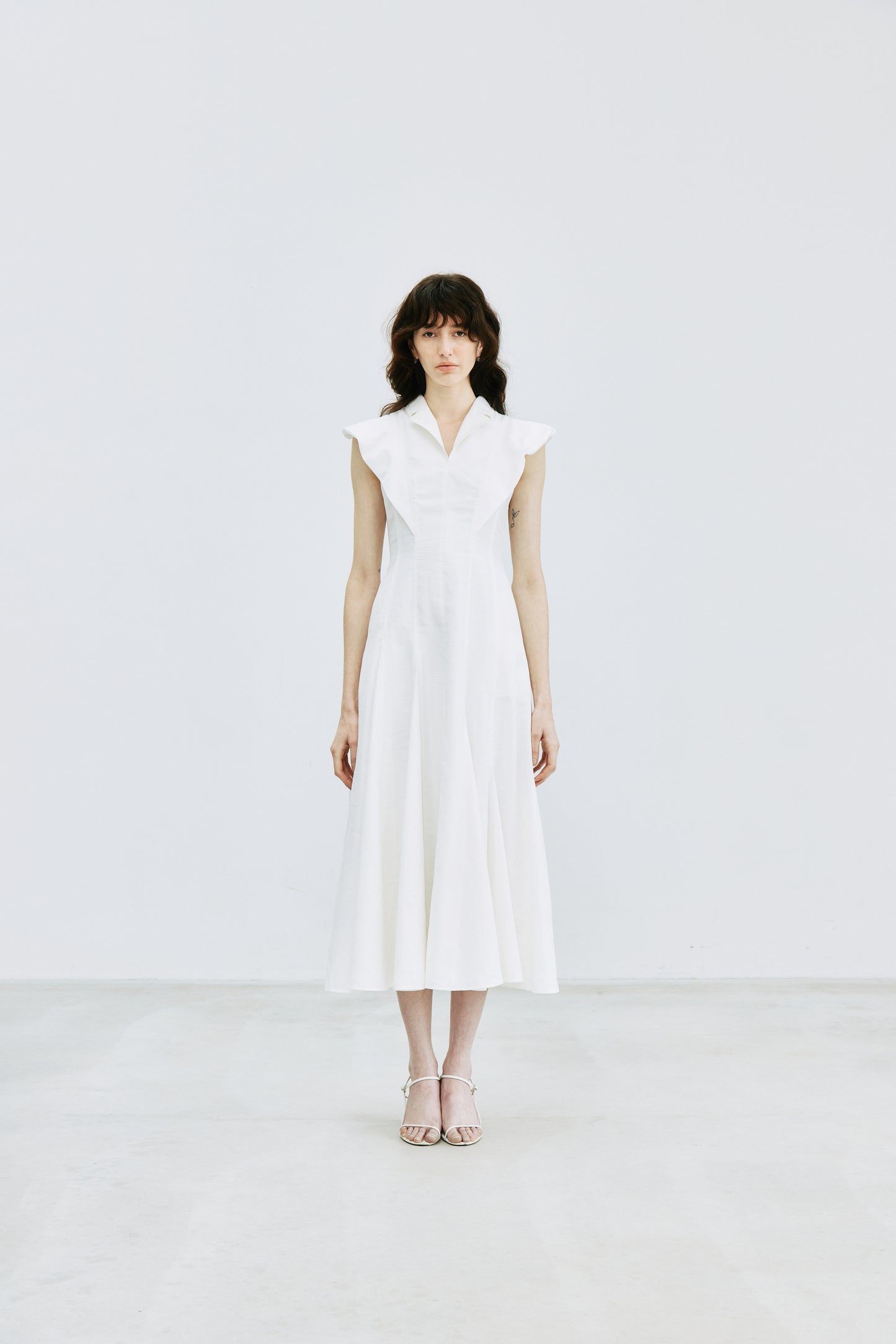 【予約販売】Panel Flare Shirt Dress