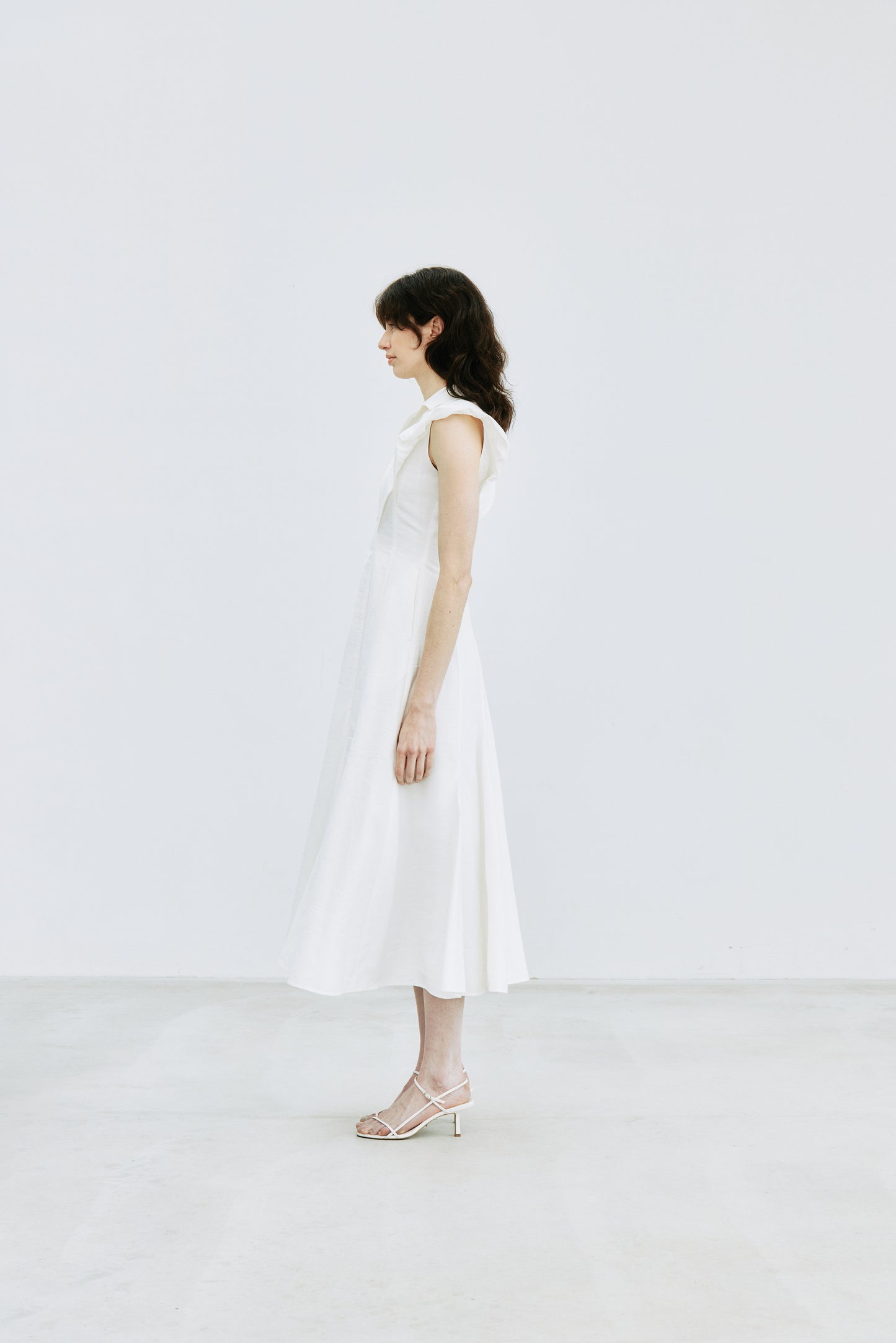 【予約販売】Panel Flare Shirt Dress