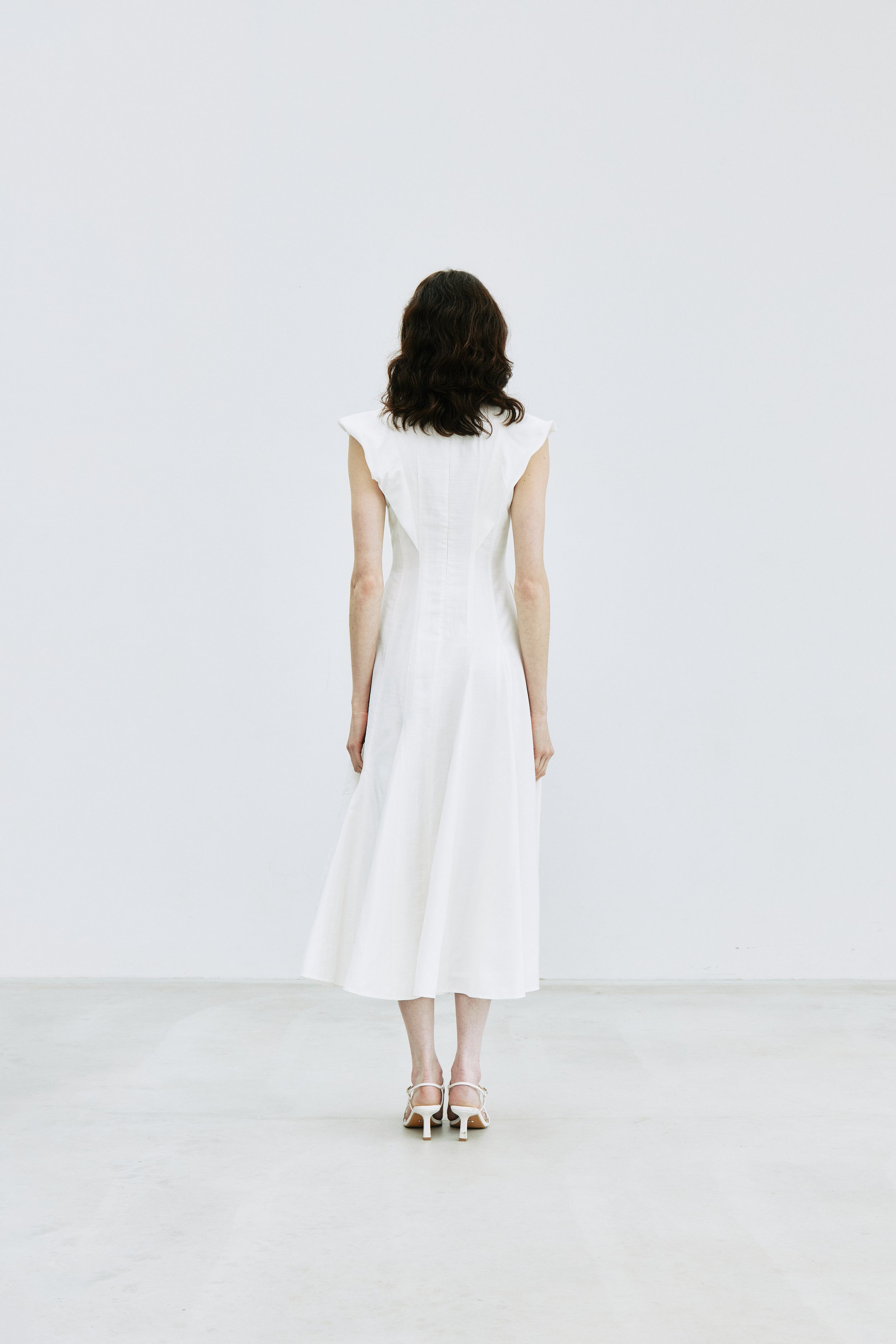 予約販売】Panel Flare Shirt Dress – L'AUBE BLANC