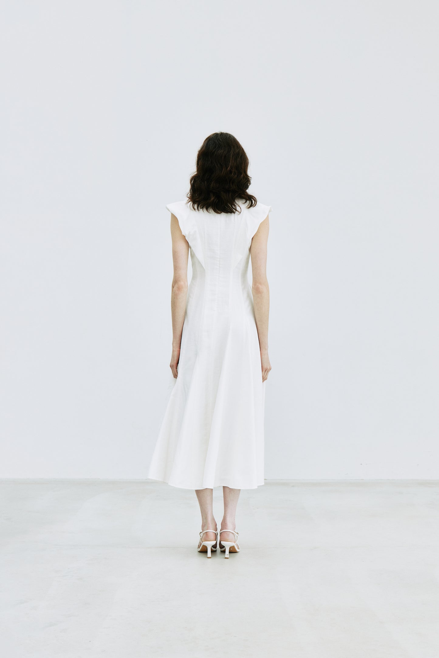 【予約販売】Panel Flare Shirt Dress