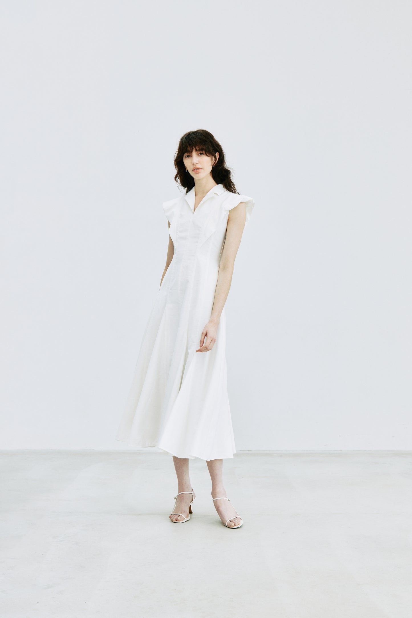 【予約販売】Panel Flare Shirt Dress