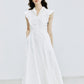 【予約販売】Panel Flare Shirt Dress