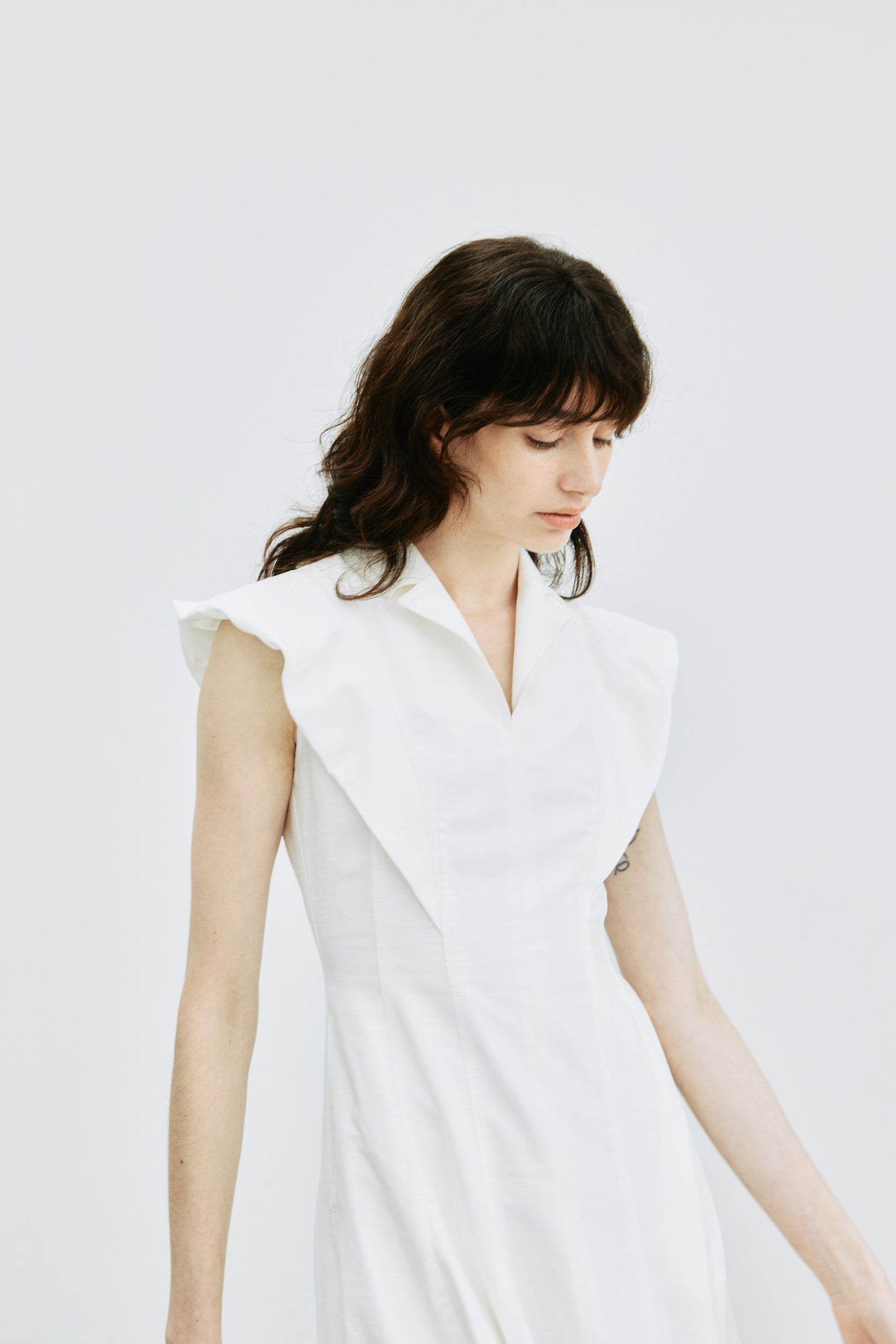 【予約販売】Panel Flare Shirt Dress