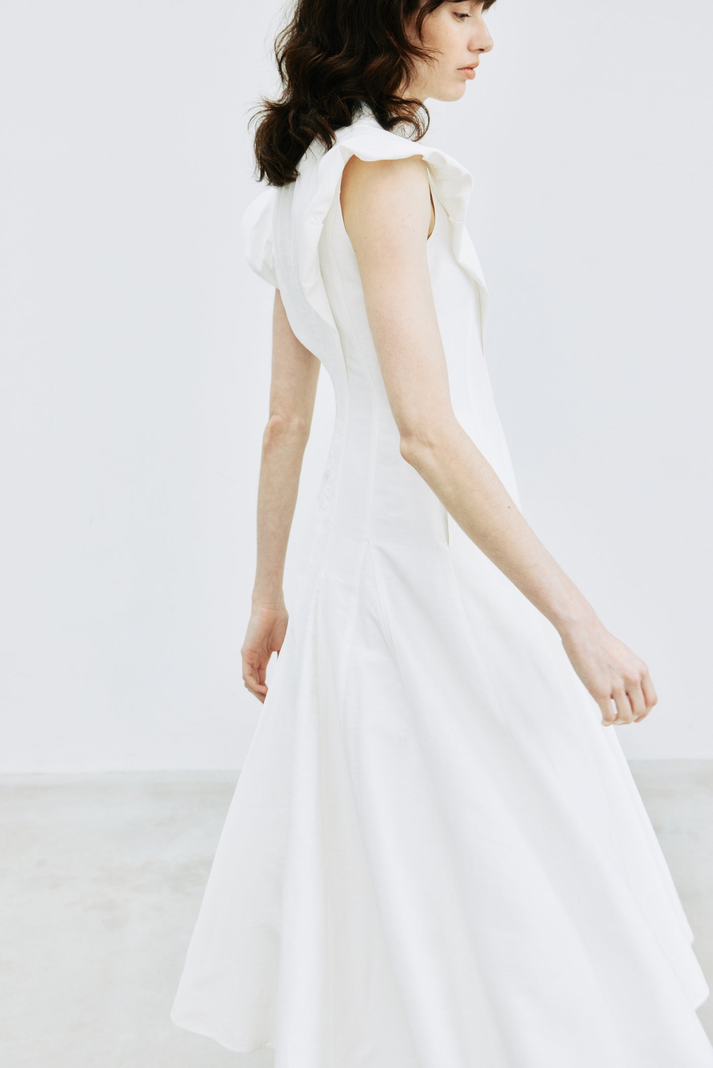 【予約販売】Panel Flare Shirt Dress