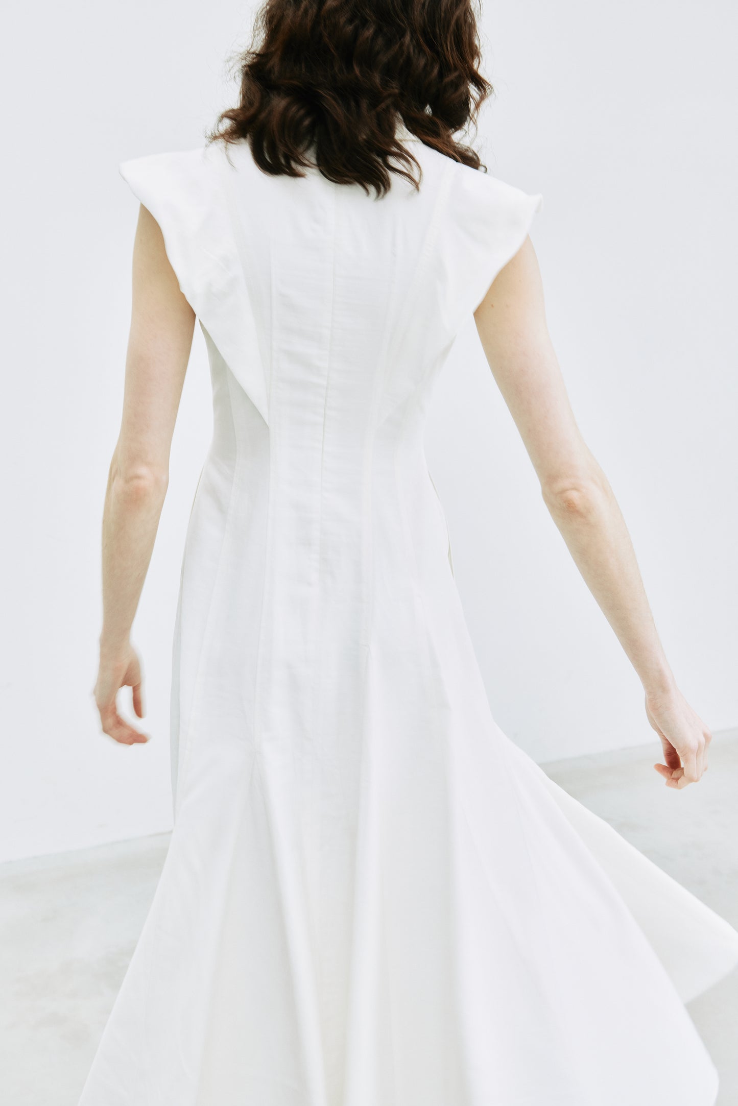 【予約販売】Panel Flare Shirt Dress
