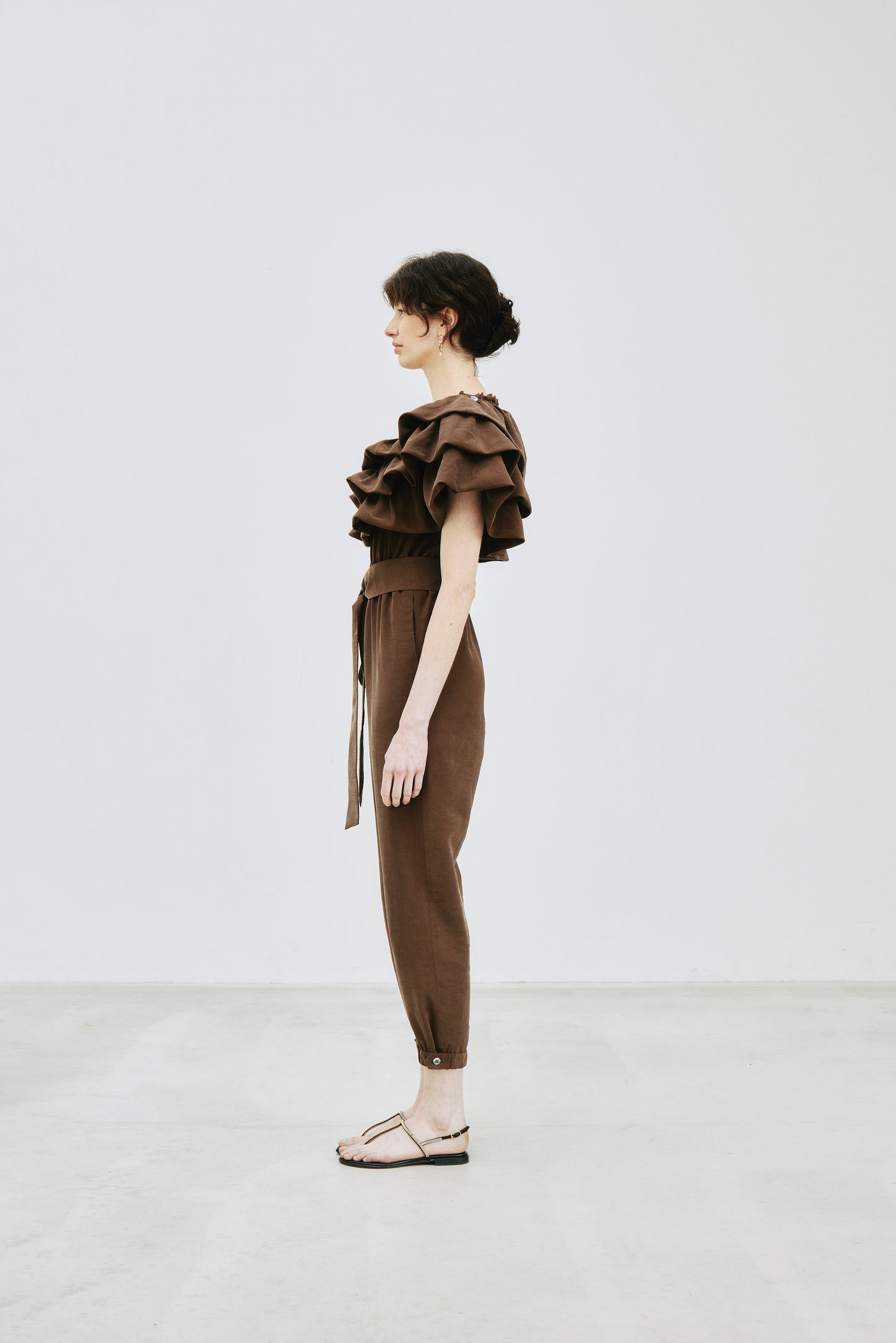 Balloon Collar Jumpsuit