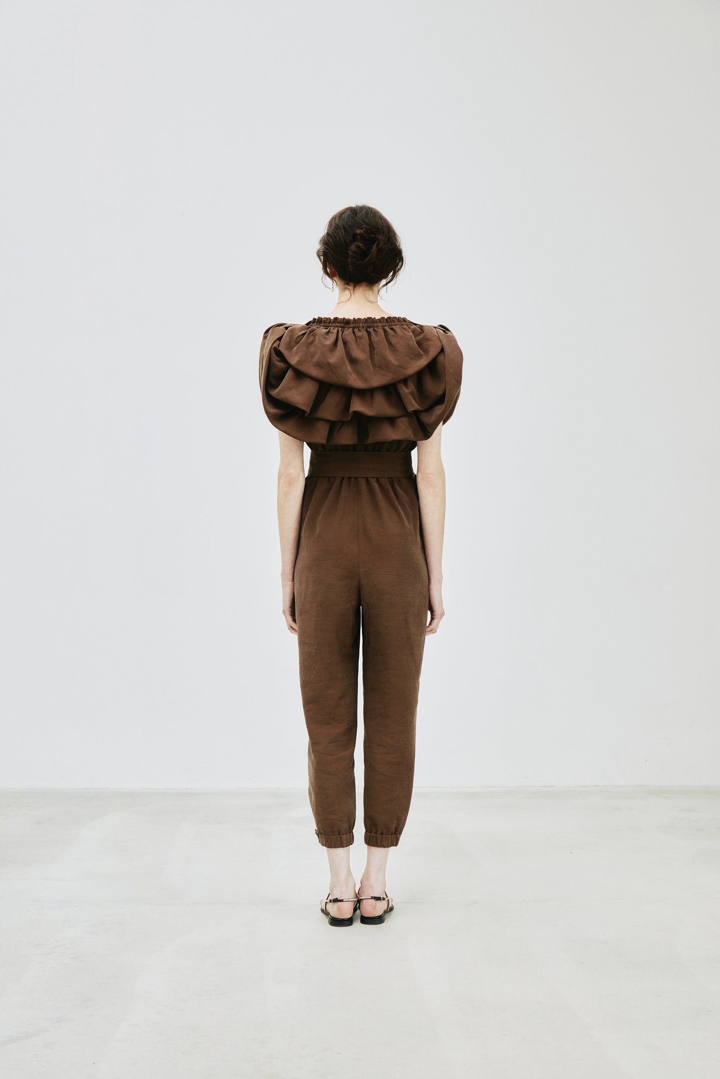 Balloon Collar Jumpsuit