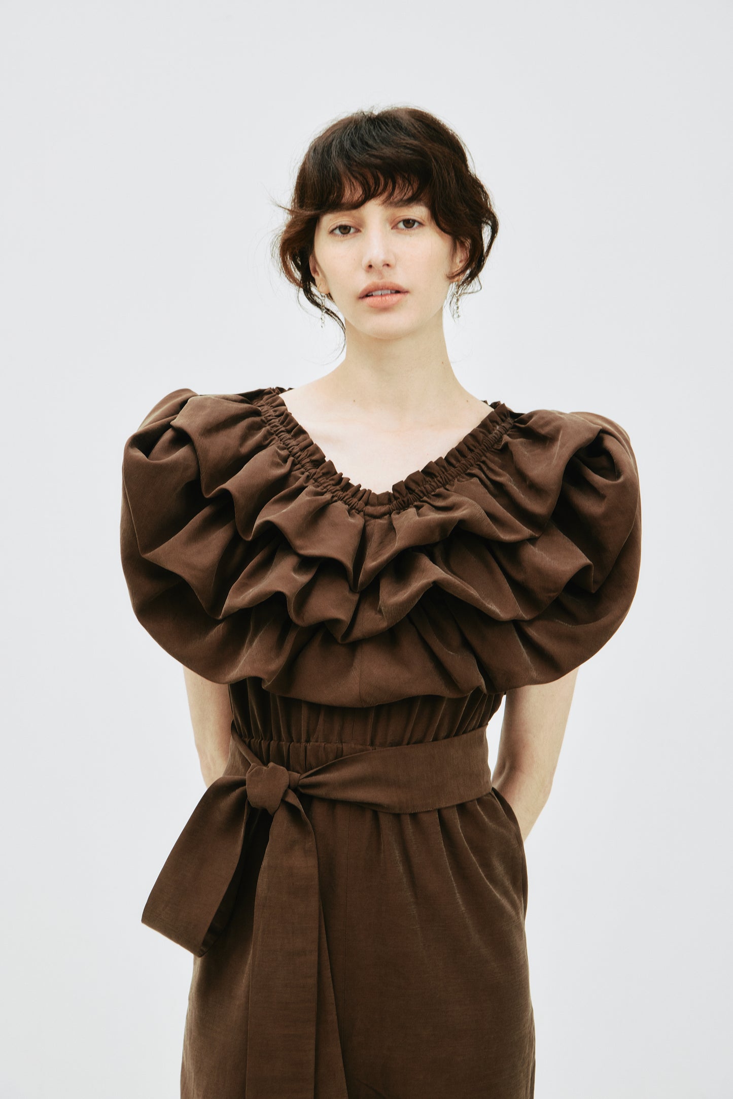 Balloon Collar Jumpsuit