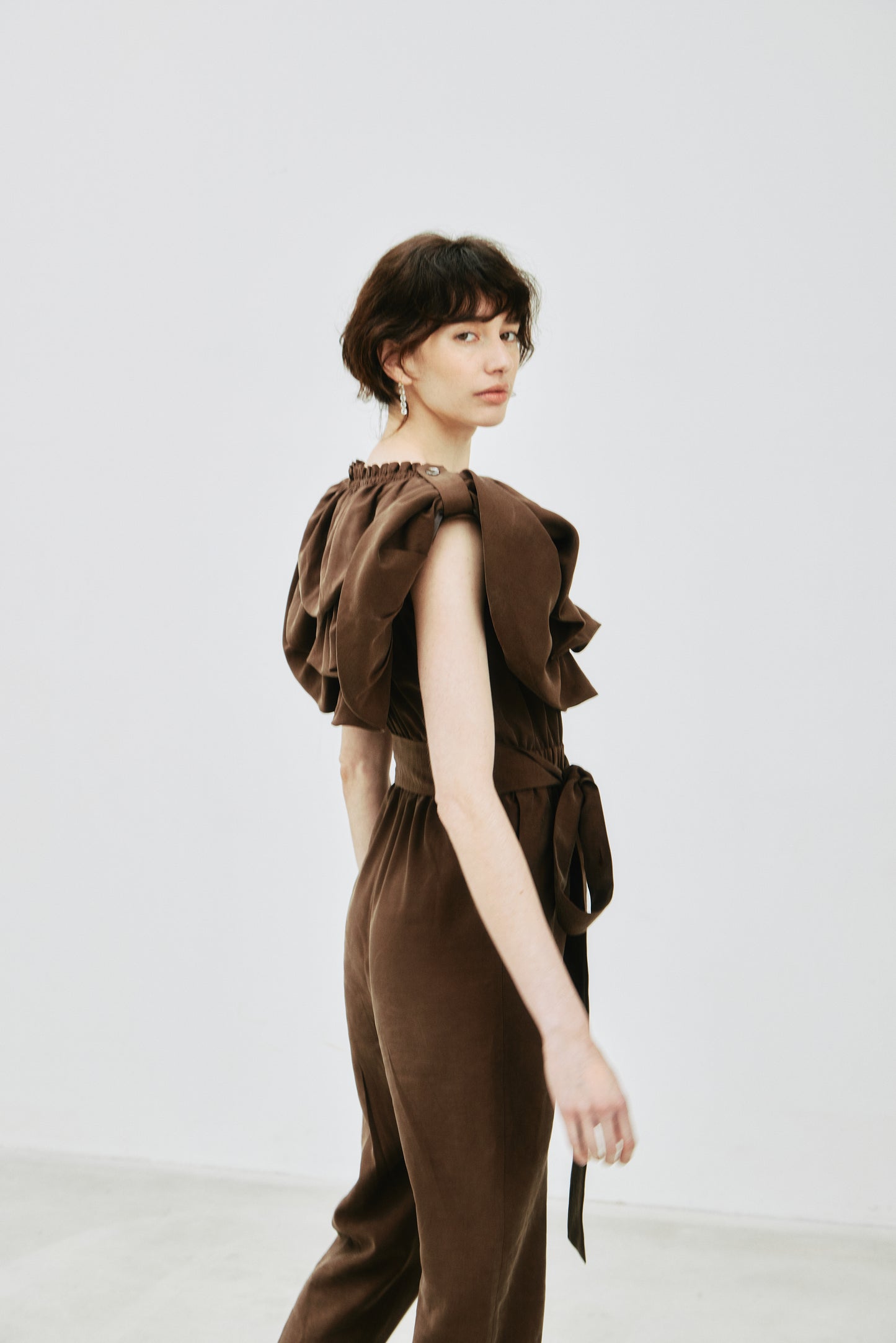 Balloon Collar Jumpsuit