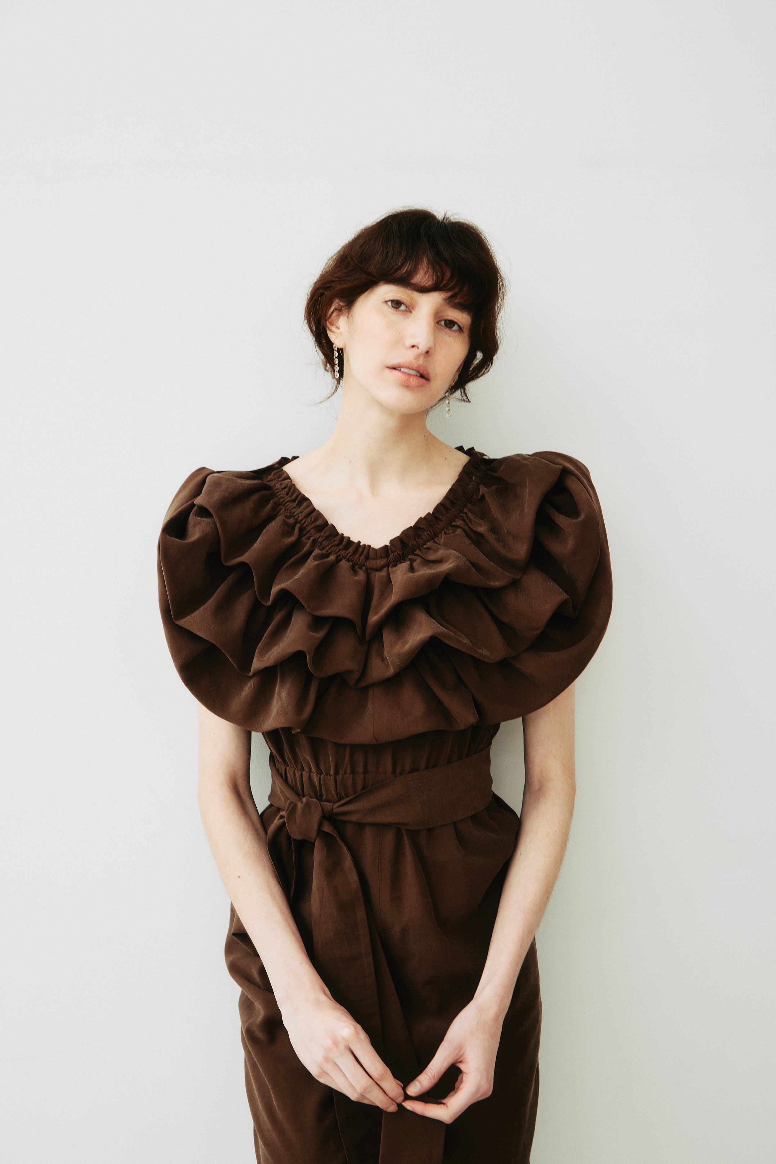Balloon Collar Jumpsuit
